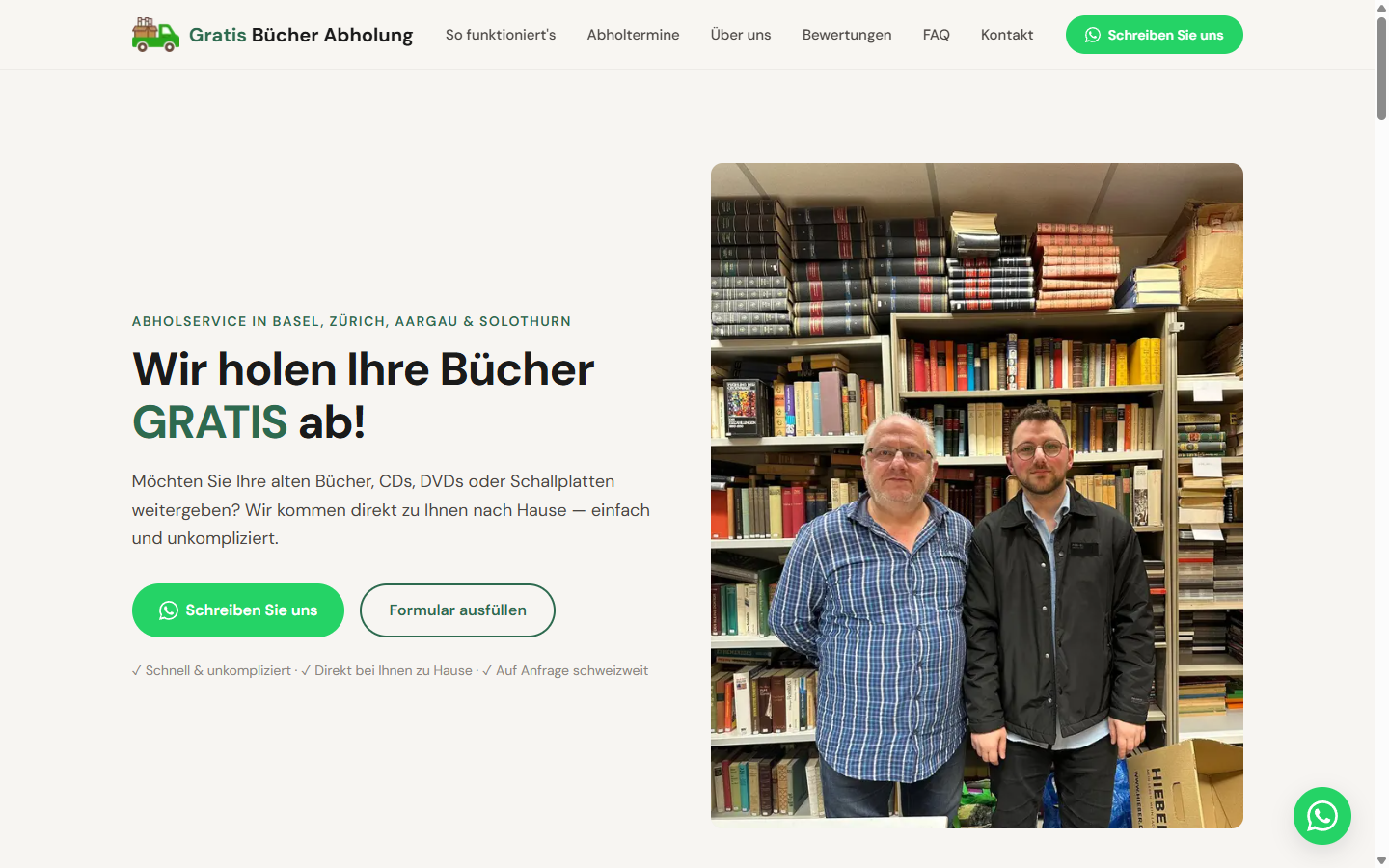 Gratis Bücher Abholung